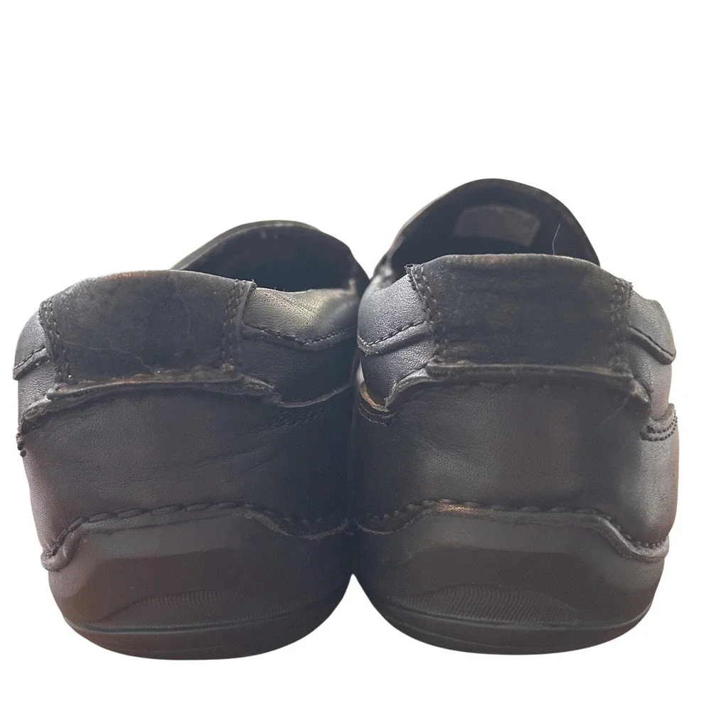 Rockport Adiprene By Adidas Mens Leather Slip‎ On Loafers Black Sz. 11